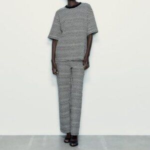 ZARA TEXTURED JACQUARD SET